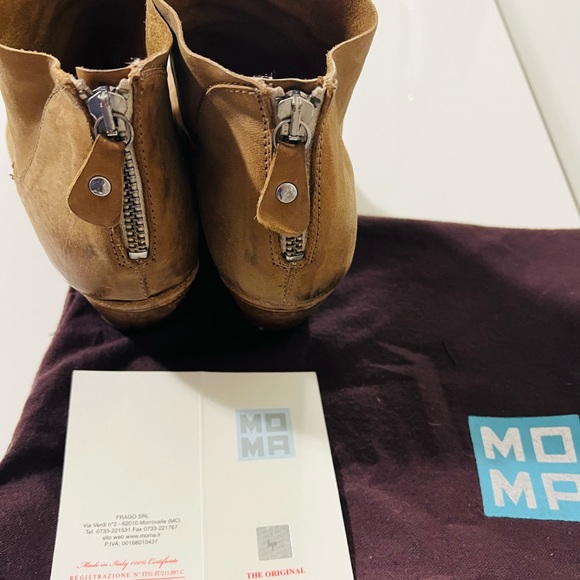 MoMA Open Toe Ankle Boots - Picture 3 of 5